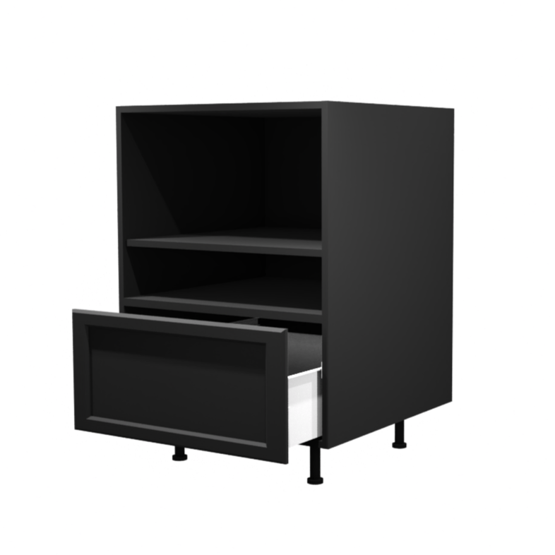 Microwave base kitchen cabinet 24''W