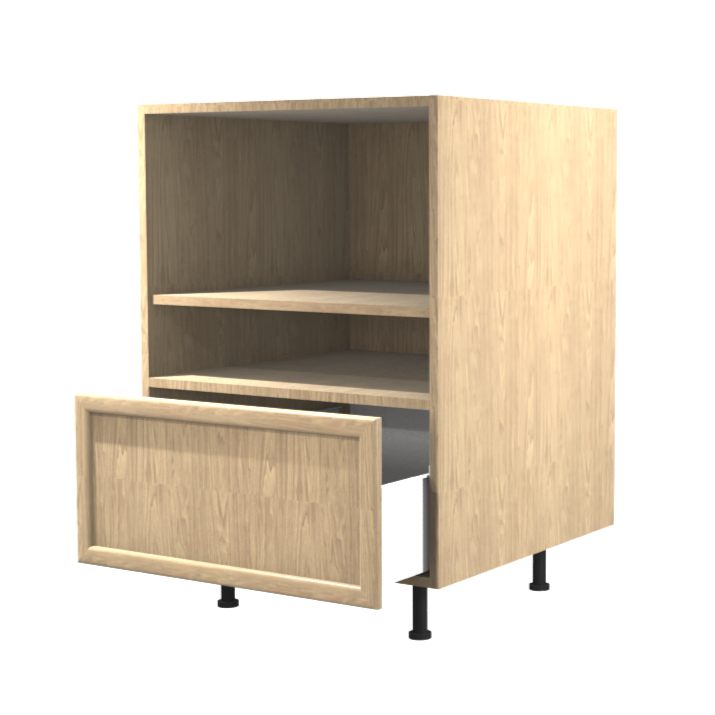 Microwave base kitchen cabinet 24''W