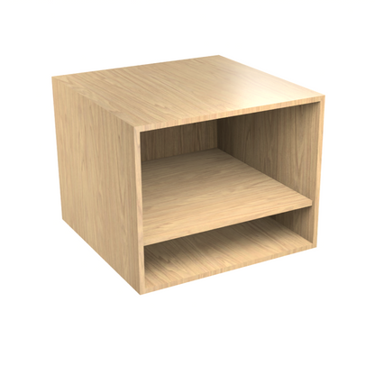 Microwave open niche cabinet 24''L x 19 1/4''H x 23 3/4''
