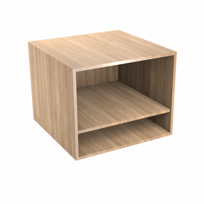Microwave open niche cabinet 24''L x 19 1/4''H x 23 3/4''