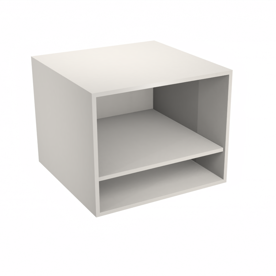 Microwave open niche cabinet 24''L x 19 1/4''H x 23 3/4''