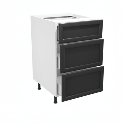 Vanité de salle de bain 3 tiroirs (18''L)