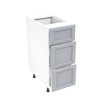 Bathroom vanity with 3 drawers 12''L