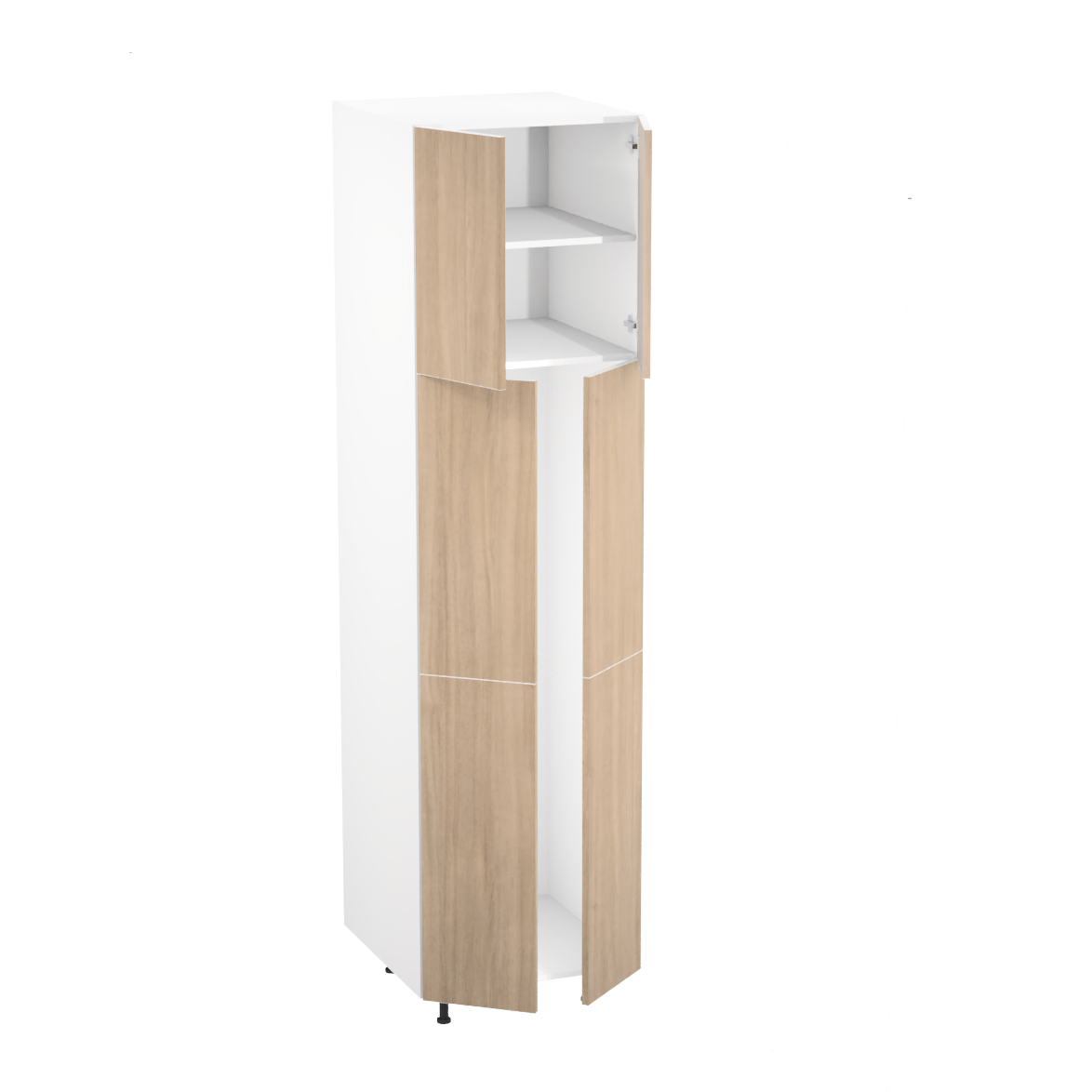 Kitchen broom/tall storage cabinet 24''W x 90''H x 23 3/4''D