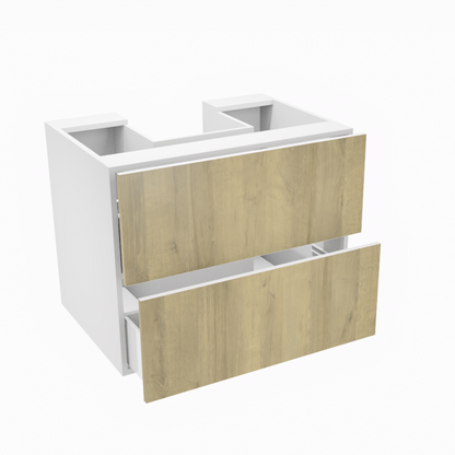 30'' hanging / floating vanity with two large drawers