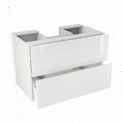 36'' hanging/floating vanity with two large drawers