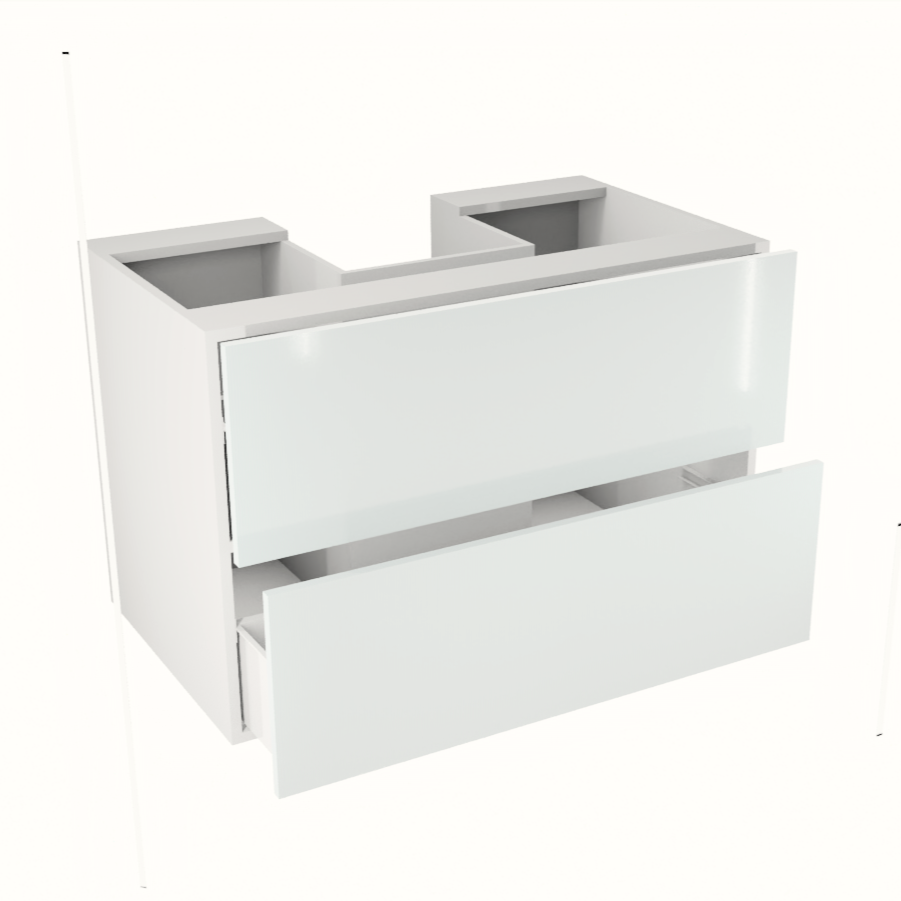 36'' hanging/floating vanity with two large drawers