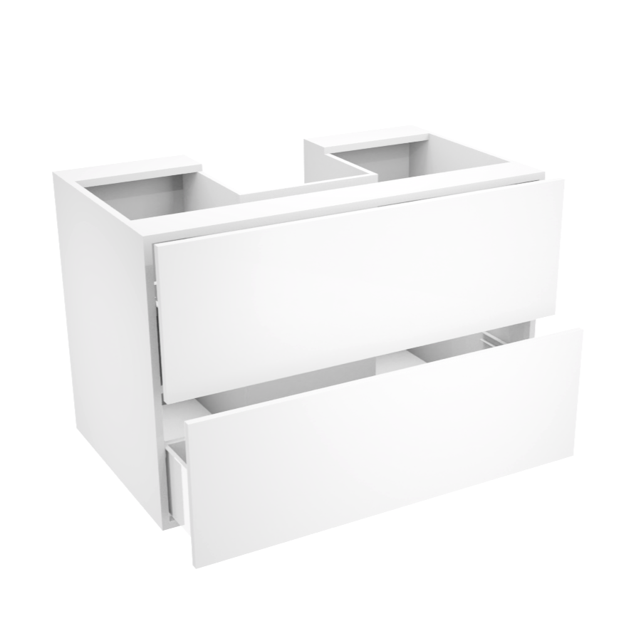 36'' hanging/floating vanity with two large drawers