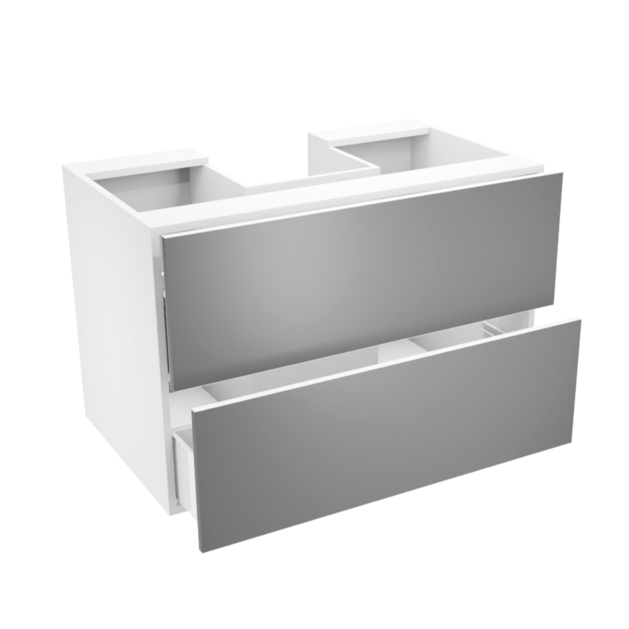 36'' hanging/floating vanity with two large drawers