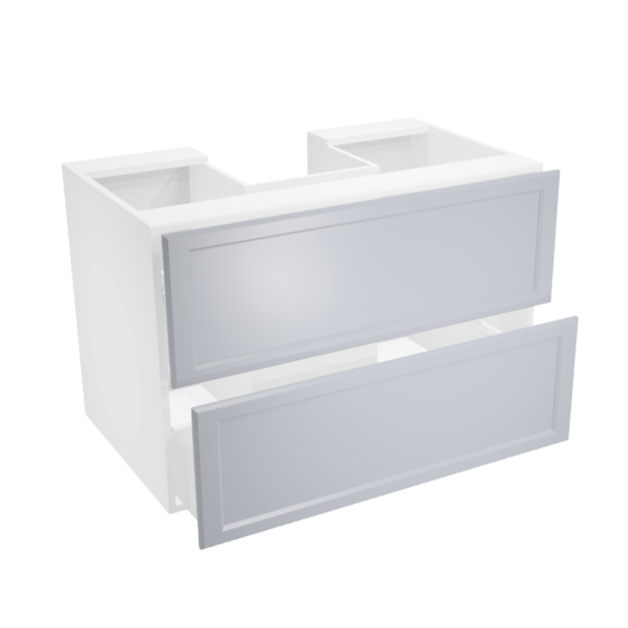 36'' hanging/floating vanity with two large drawers