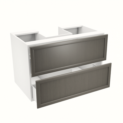36'' hanging/floating vanity with two large drawers