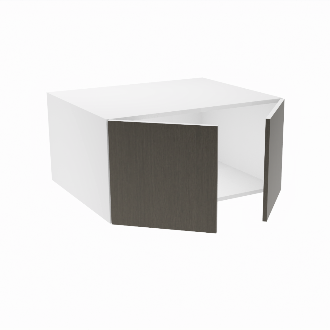 Deep 2-door upper kitchen cabinet (30''W x 15''H x 23 3/4''D)
