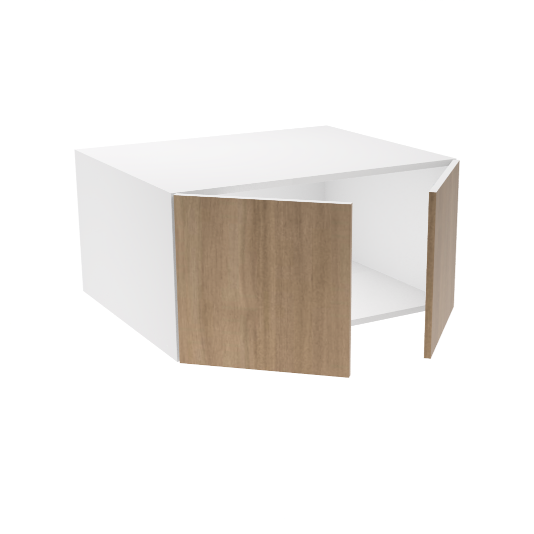 Deep 2-door upper kitchen cabinet (30''W x 15''H x 23 3/4''D)