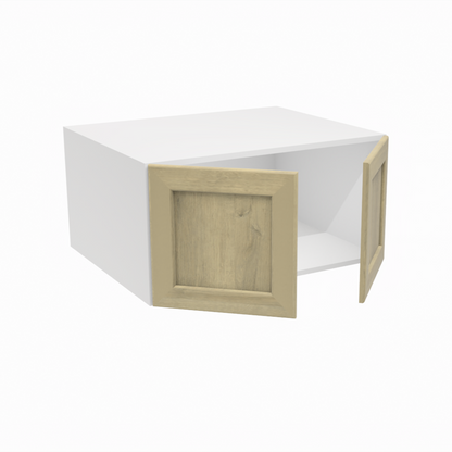 Deep 2-door upper kitchen cabinet (30''W x 15''H x 23 3/4''D)