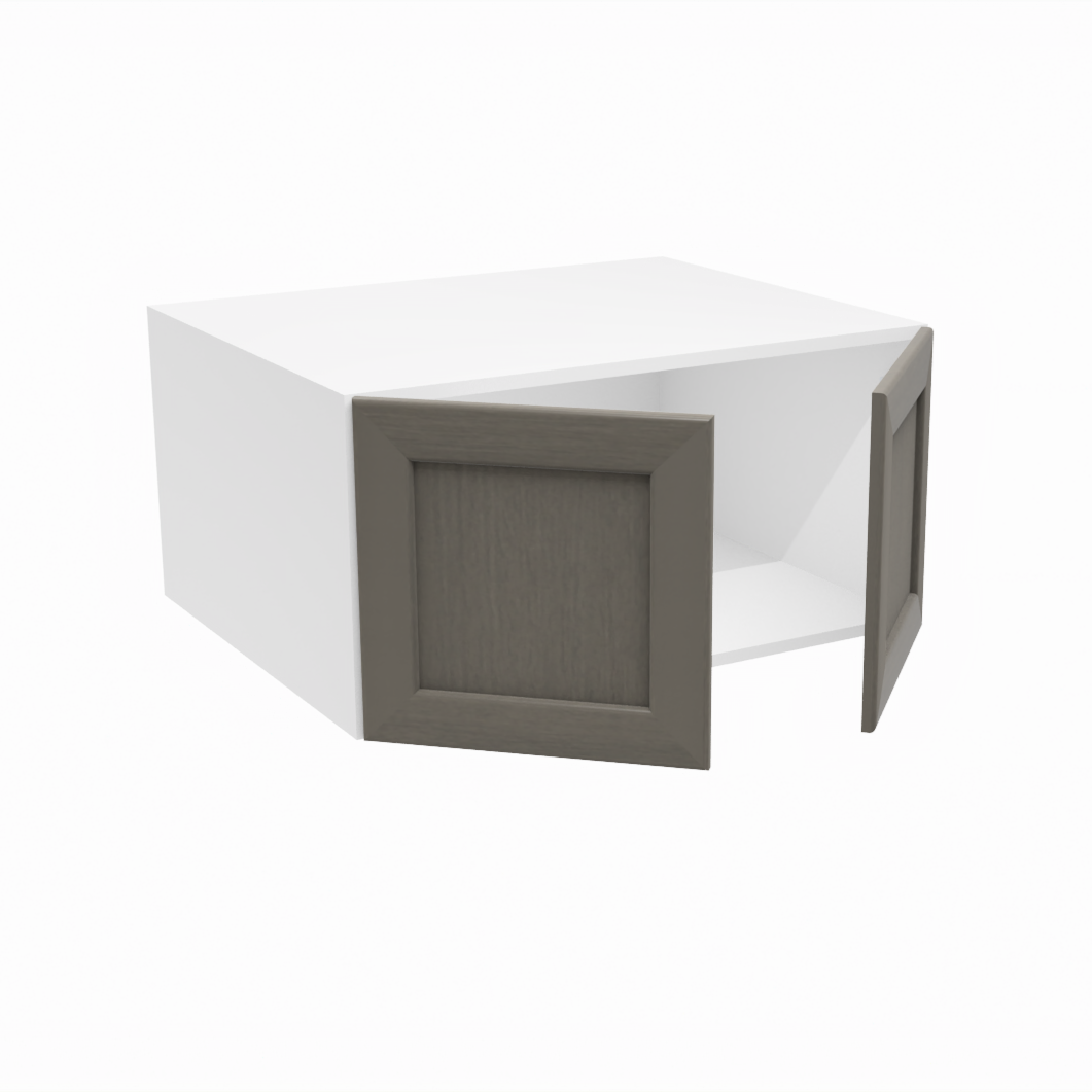 Deep 2-door upper kitchen cabinet (30''W x 15''H x 23 3/4''D)