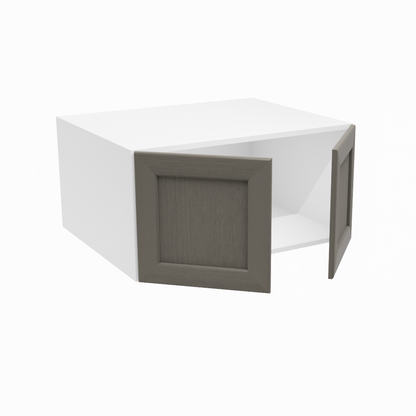 Deep 2-door upper kitchen cabinet (30''W x 15''H x 23 3/4''D)