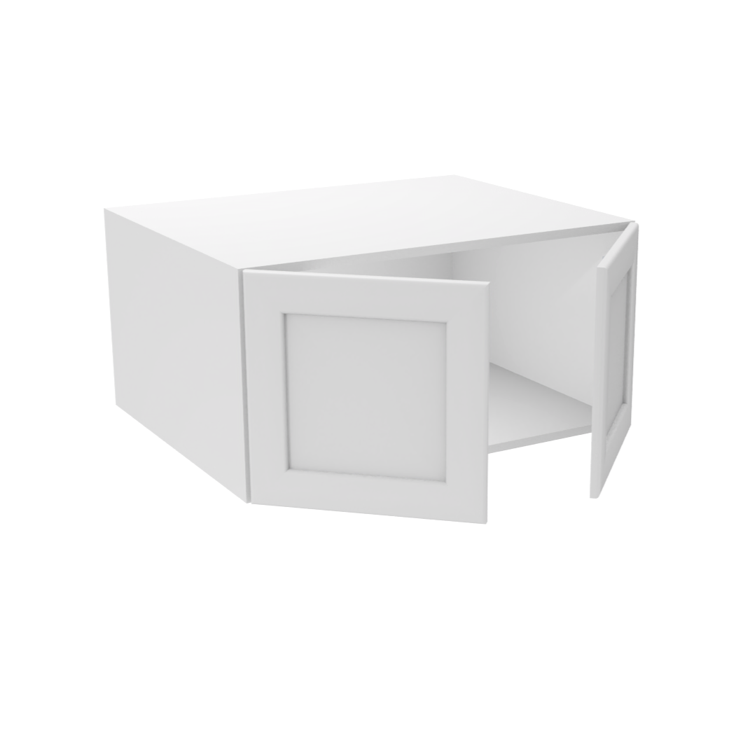 Deep 2-door upper kitchen cabinet (30''W x 15''H x 23 3/4''D)