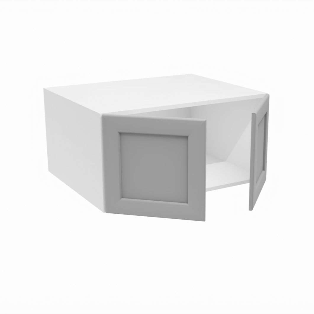 Deep 2-door upper kitchen cabinet (30''W x 15''H x 23 3/4''D)