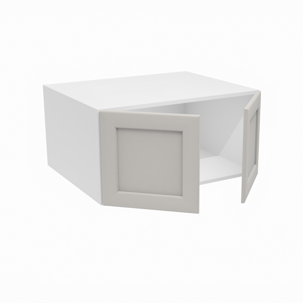 Deep 2-door upper kitchen cabinet (30''W x 15''H x 23 3/4''D)