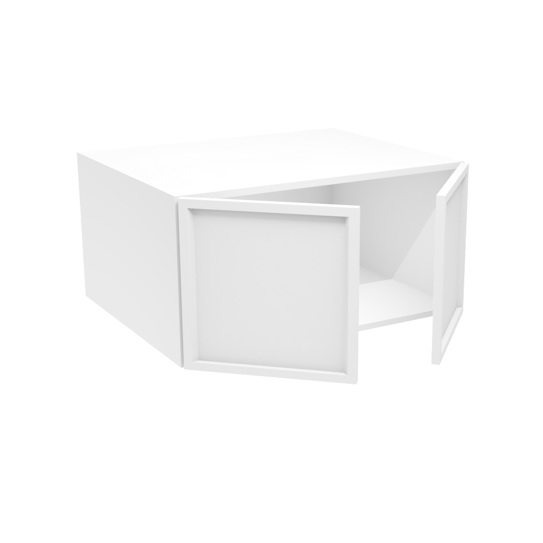 Deep 2-door upper kitchen cabinet (30''W x 15''H x 23 3/4''D)