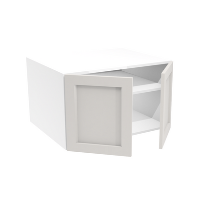 Deep 2-door upper kitchen cabinet (30''W x 18''H x 23 3/4''D)