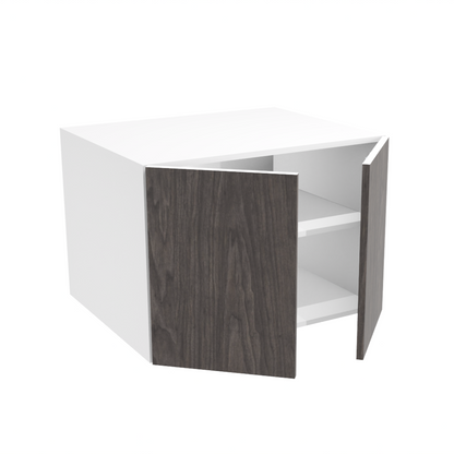 Deep 2-door upper kitchen cabinet (30''W x 21''H x 23 3/4''D)