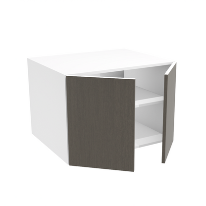 Deep 2-door upper kitchen cabinet (30''W x 21''H x 23 3/4''D)