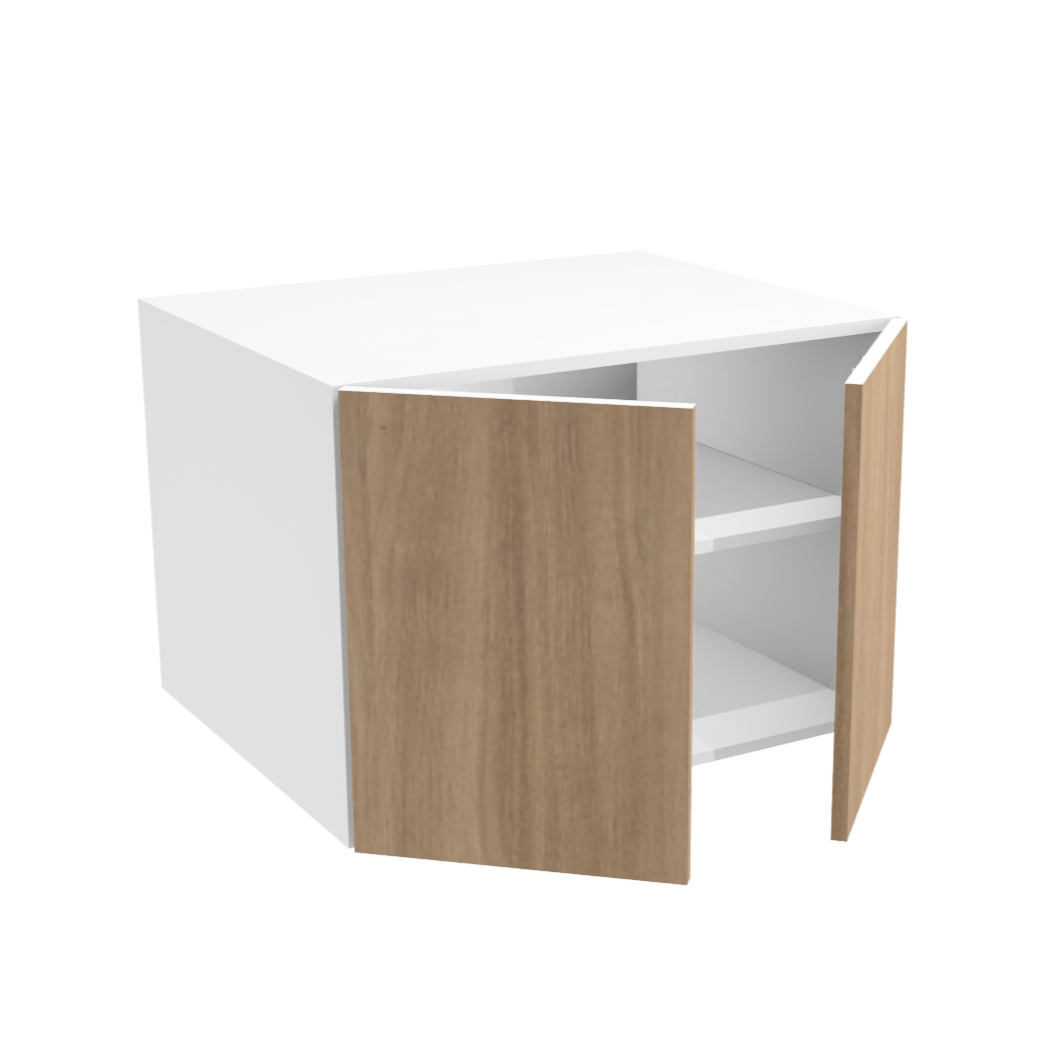 Deep 2-door upper kitchen cabinet (30''W x 21''H x 23 3/4''D)