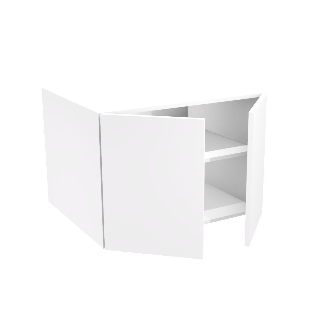 Deep 2-door upper kitchen cabinet (30''W x 21''H x 23 3/4''D)