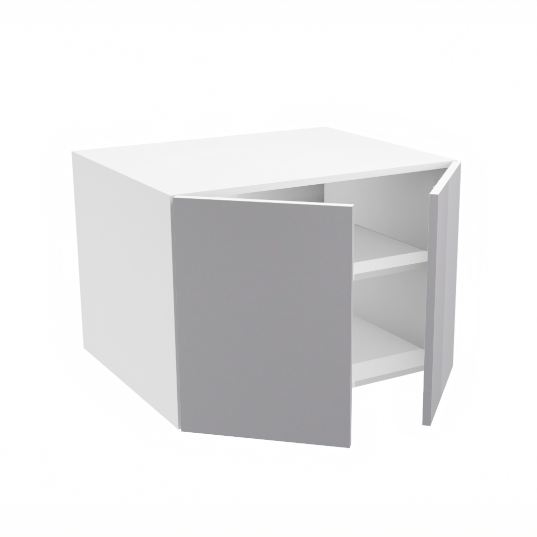 Deep 2-door upper kitchen cabinet (30''W x 21''H x 23 3/4''D)