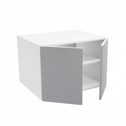 Deep 2-door upper kitchen cabinet (30''W x 21''H x 23 3/4''D)