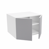 Deep 2-door upper kitchen cabinet (30''W x 21''H x 23 3/4''D)