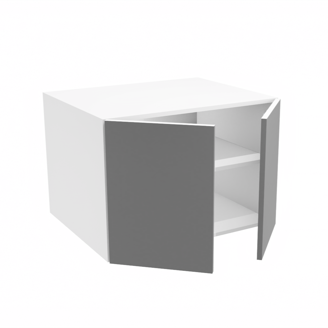 Deep 2-door upper kitchen cabinet (30''W x 21''H x 23 3/4''D)