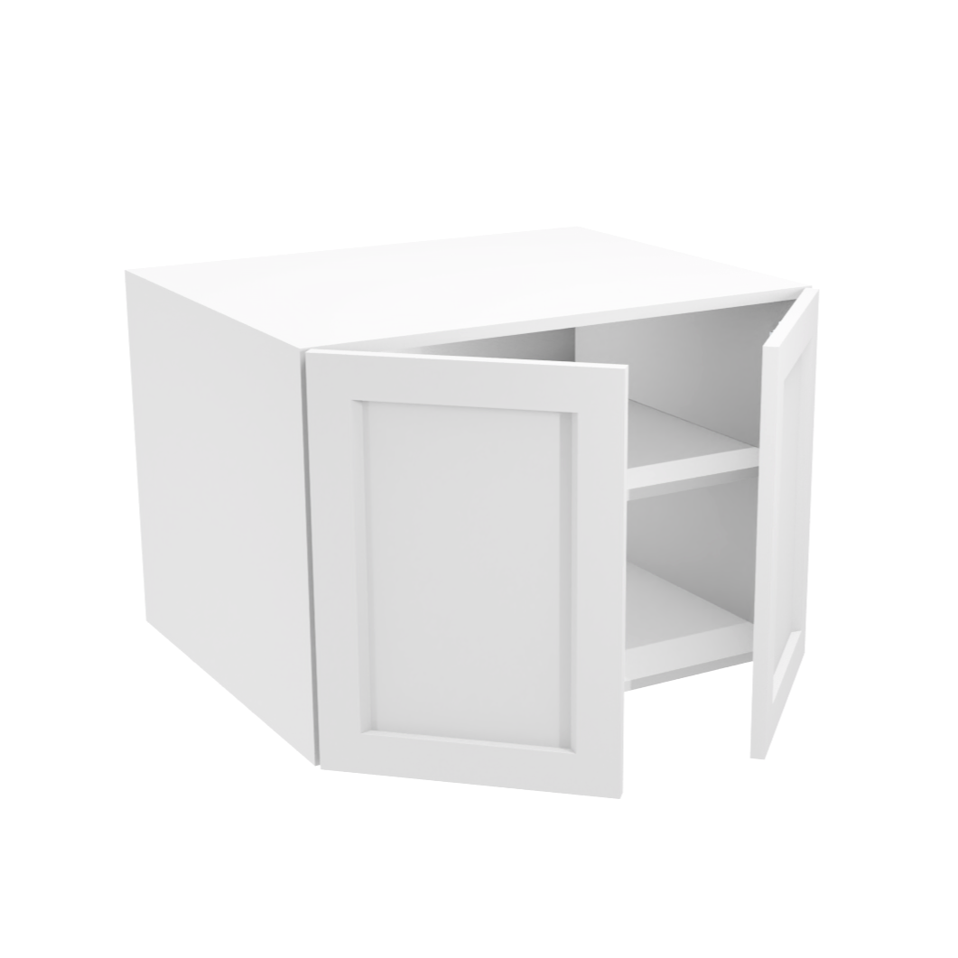 Deep 2-door upper kitchen cabinet (30''W x 21''H x 23 3/4''D)