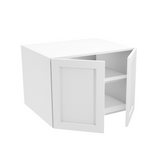 Deep 2-door upper kitchen cabinet (30''W x 21''H x 23 3/4''D)