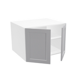 Deep 2-door upper kitchen cabinet (30''W x 21''H x 23 3/4''D)