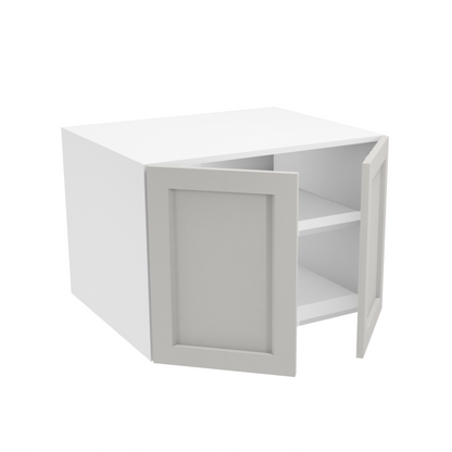 Deep 2-door upper kitchen cabinet (30''W x 21''H x 23 3/4''D)