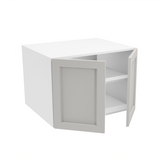 Deep 2-door upper kitchen cabinet (30''W x 21''H x 23 3/4''D)