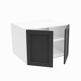 Deep 2-door upper kitchen cabinet (30''W x 21''H x 23 3/4''D)
