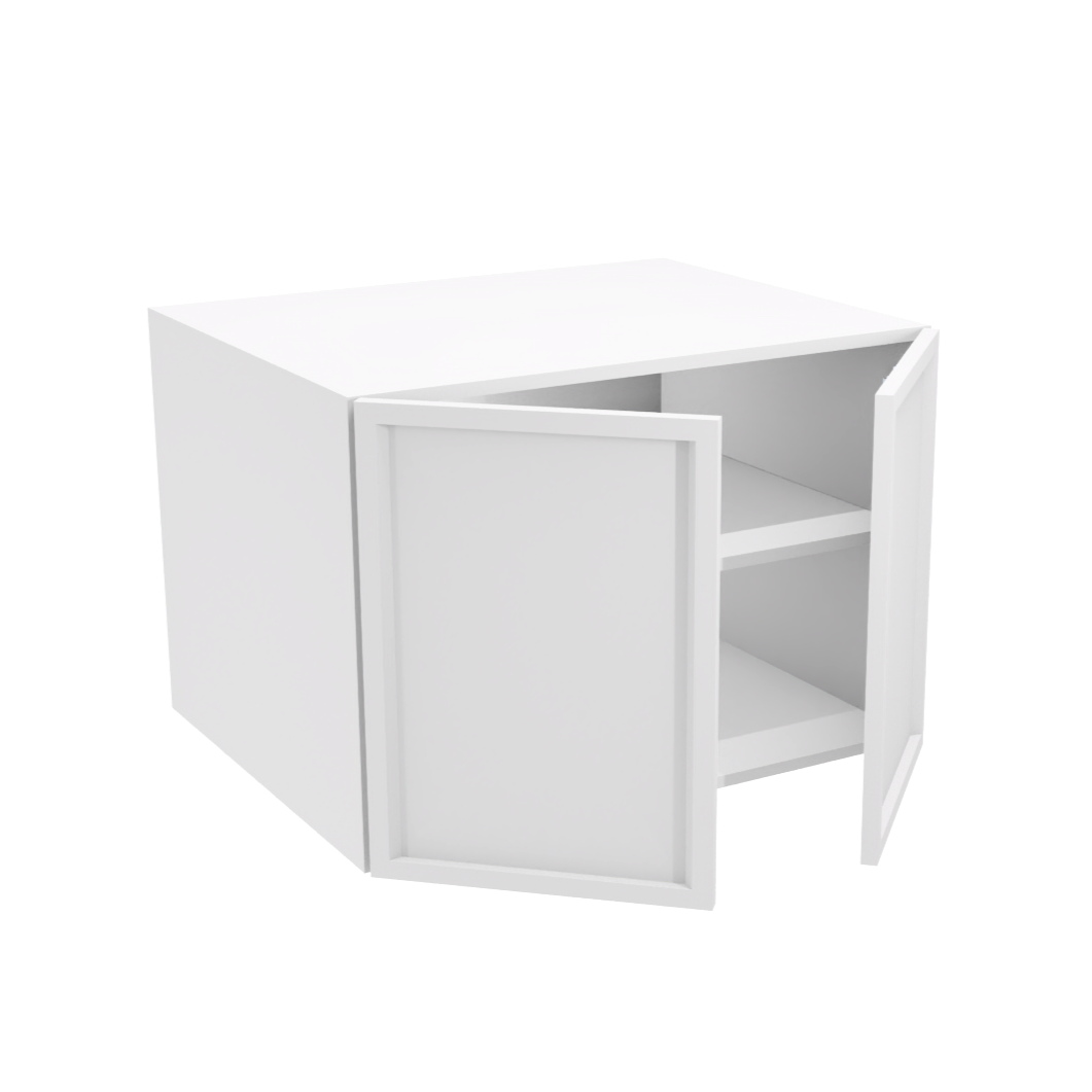 Deep 2-door upper kitchen cabinet (30''W x 21''H x 23 3/4''D)