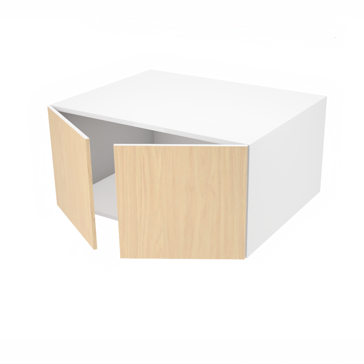Wall deep kitchen cabinet 2 doors 31''W x 15''H x 23 3/4''D