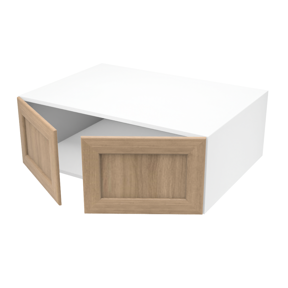 Armoire de cuisine du haut profonde 2 portes (34''L x 12''H x 23 3/4''P)