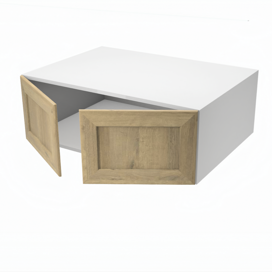Wall deep kitchen cabinet 2 doors 34''W x 12''H x 23 3/4''D