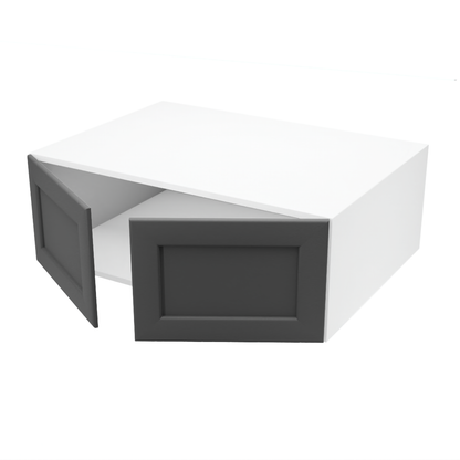 Armoire de cuisine du haut profonde 2 portes (34''L x 12''H x 23 3/4''P)