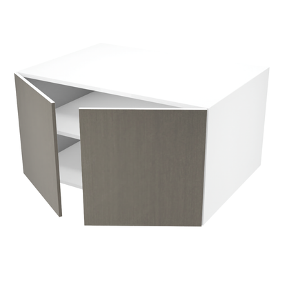 Armoire de cuisine du haut profonde 2 portes (34''L x 18''H x 23 3/4''P)