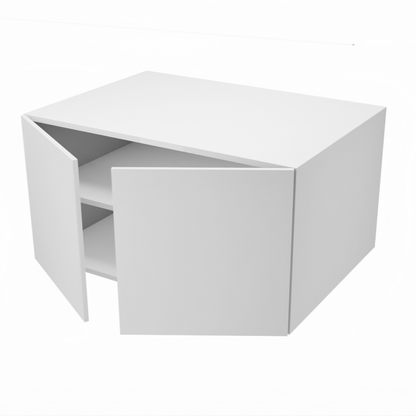 Deep 2-door upper kitchen cabinet (34''W x 18''H x 23 3/4''D)