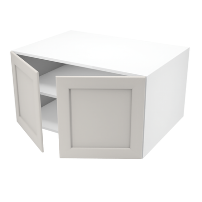 Armoire de cuisine du haut profonde 2 portes (34''L x 18''H x 23 3/4''P)