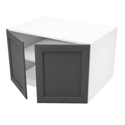Armoire de cuisine du haut profonde 2 portes (34''L x 21''H x 23 3/4''P)