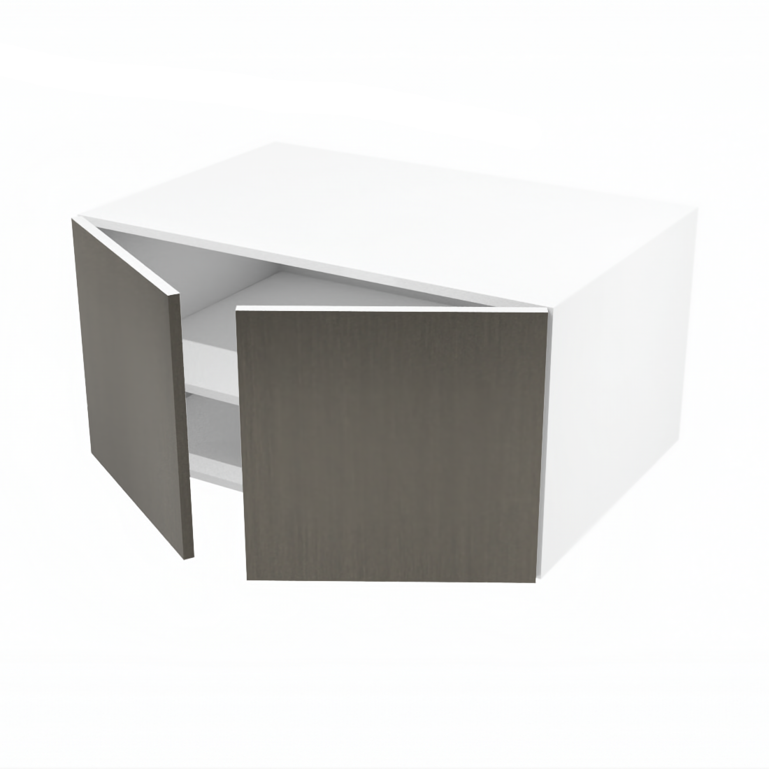 Armoire de cuisine du haut 2 portes (36''L x 18''H x 23 3/4''P)