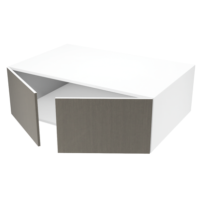Armoire de cuisine du haut 2 portes (37''L x 12''H x 23 3/4''P)